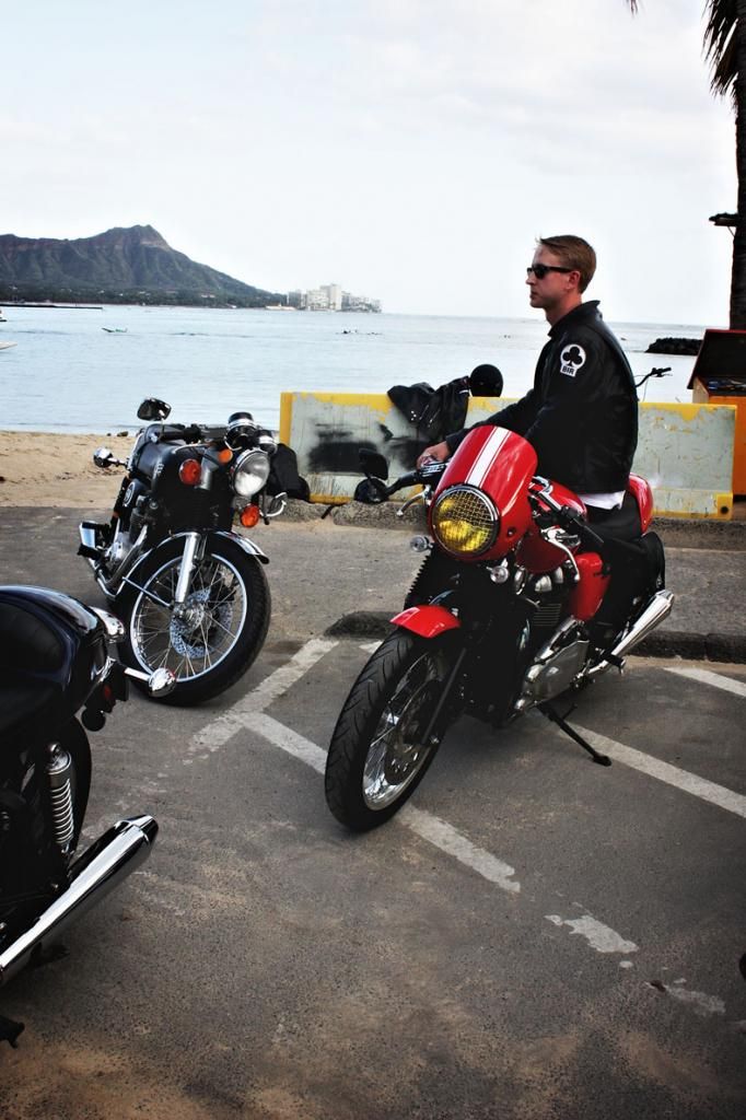 Modern Vespa Honolulu magazine photo shoot yesterday